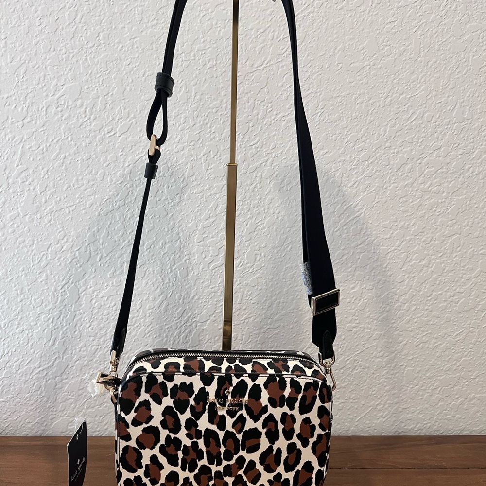 NWT Kate Spade ♠️ Leopard Print Crossbody Bag